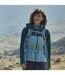Ladies Lightweight Waterproof Hooded Hiking Rain with Zip Shell Jacket Coat-5
