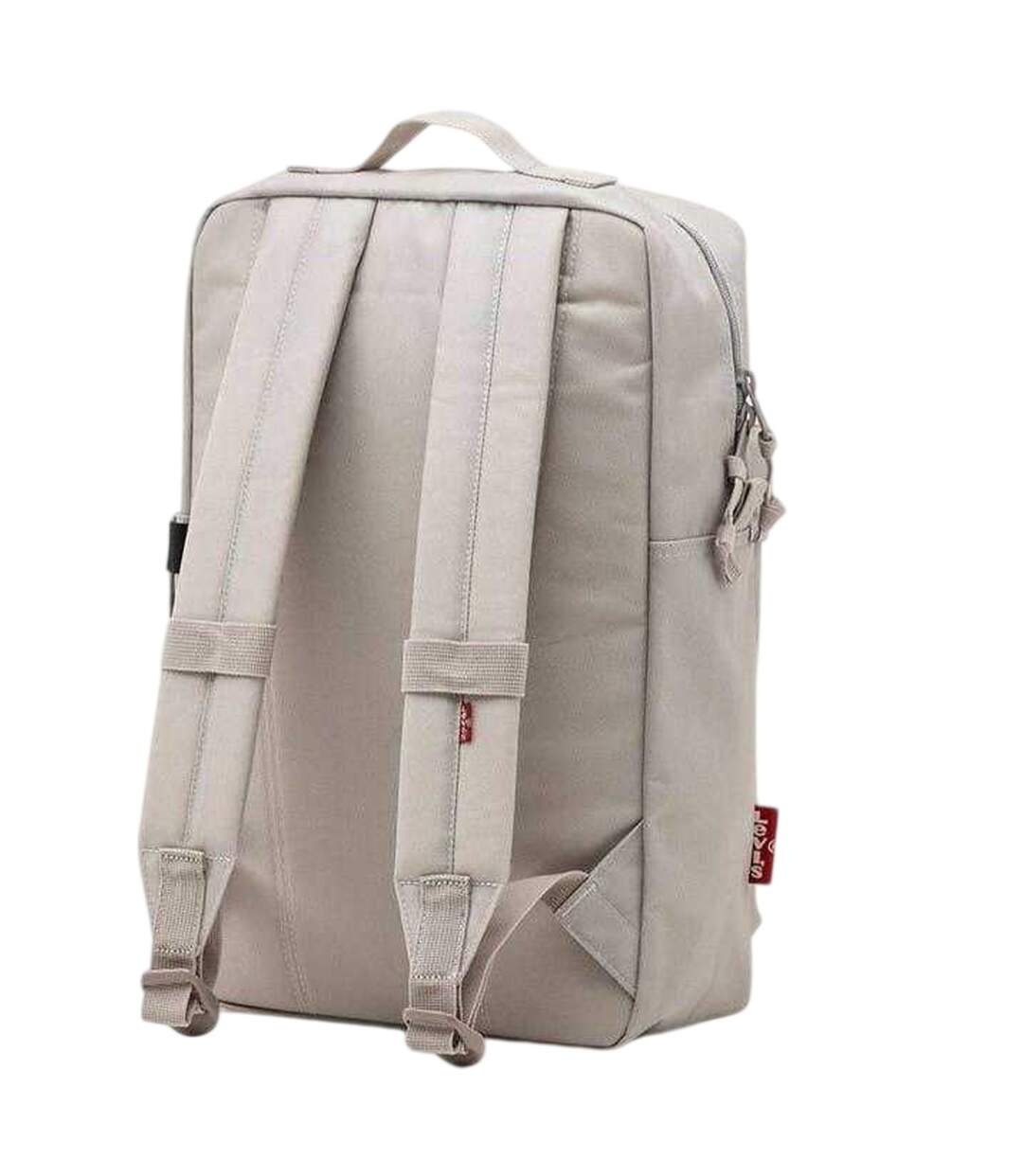 Logo Eco Friendly Tab Detail Backpack One Size Sharkskin Red Levis-1