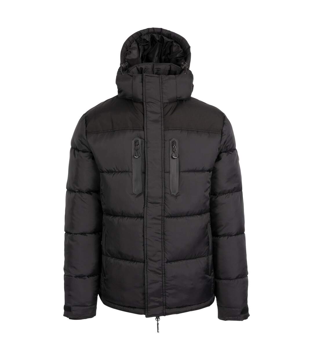 Mens Parkstone Quilted Jacket Black Trespass-1