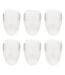 Lot de 6 Mugs Striés Cléa 28cl Transparent-1