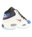 Baskets question mid homme noir / bleu Reebok-2