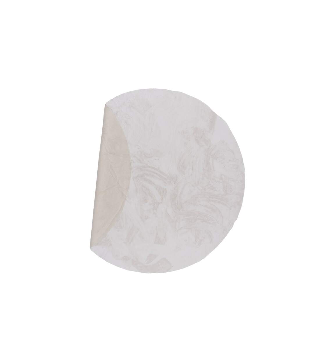 Tapis Rond Design Nina 200cm Blanc-2