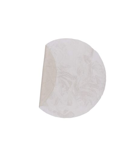 Tapis Rond Design Nina 200cm Blanc