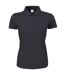 Polo À Manches Courtes Femmes Gris Sombre Tee Jays-1