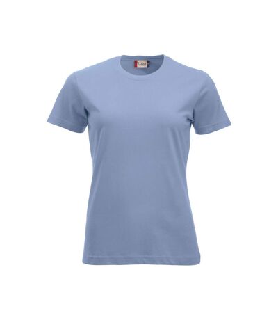 T-shirt New Classic Femme Bleu Clair Clique
