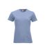 T-shirt New Classic Femme Bleu Clair Clique-1