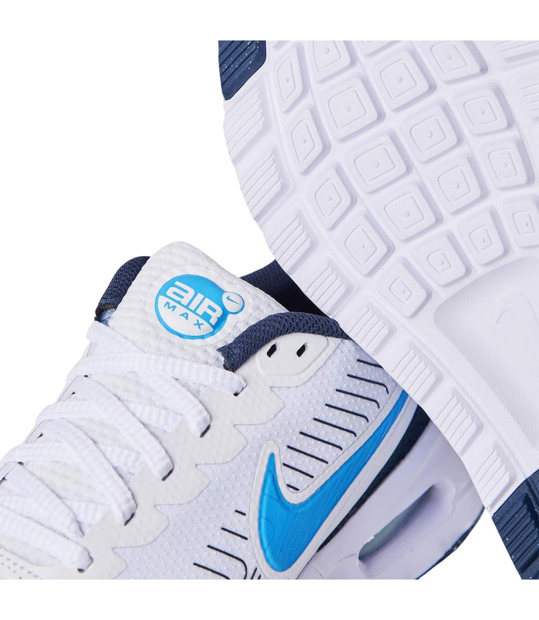 Mens Max Nuaxis Trainers White Blue Nike-4