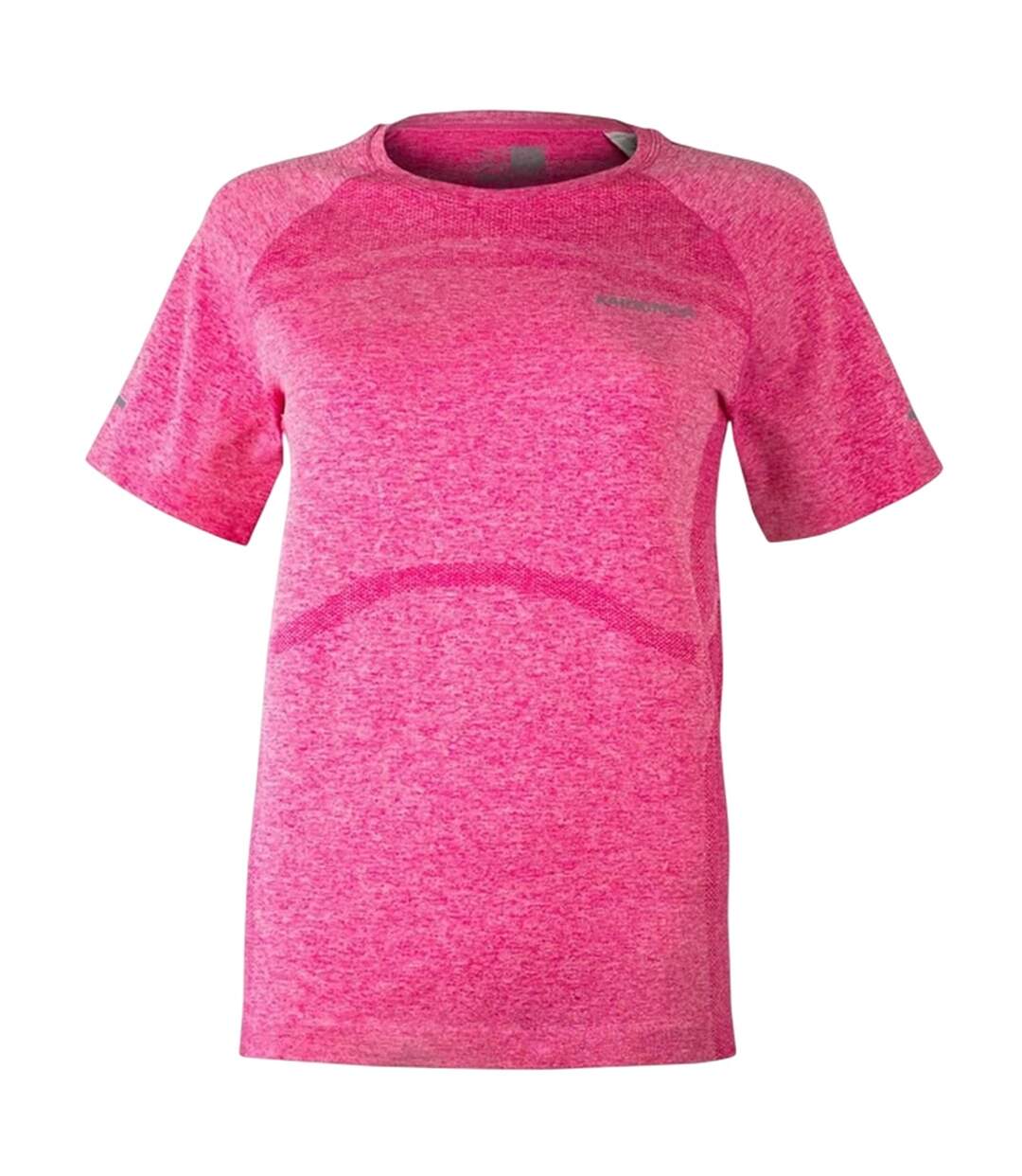 T-shirt Course À Pied Xlite Femme Rose Chiné Karrimor-1