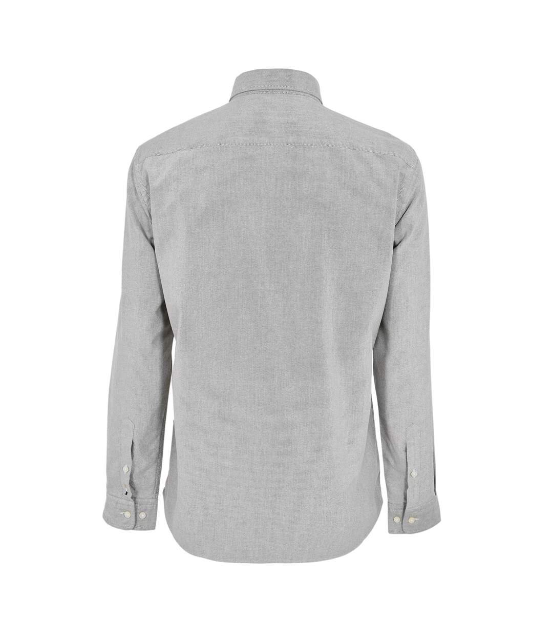 Mens Oxford Regular Long-sleeved Shirt Green Boss-3