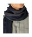 Unisex Adult Striped Twill Scarf One Size Marine Spasso-3