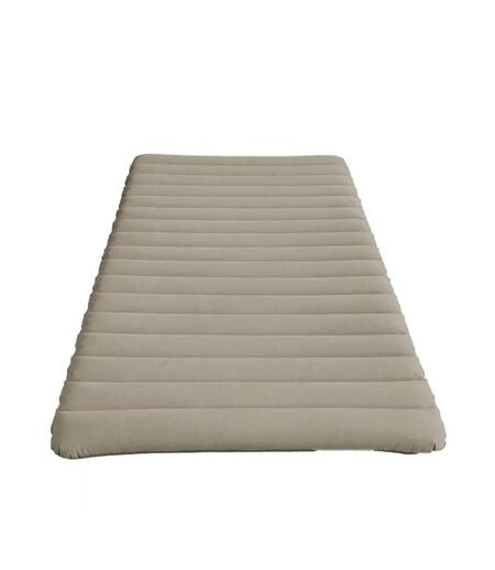 Matelas gonflable 2 places gris elémentaire locarno
