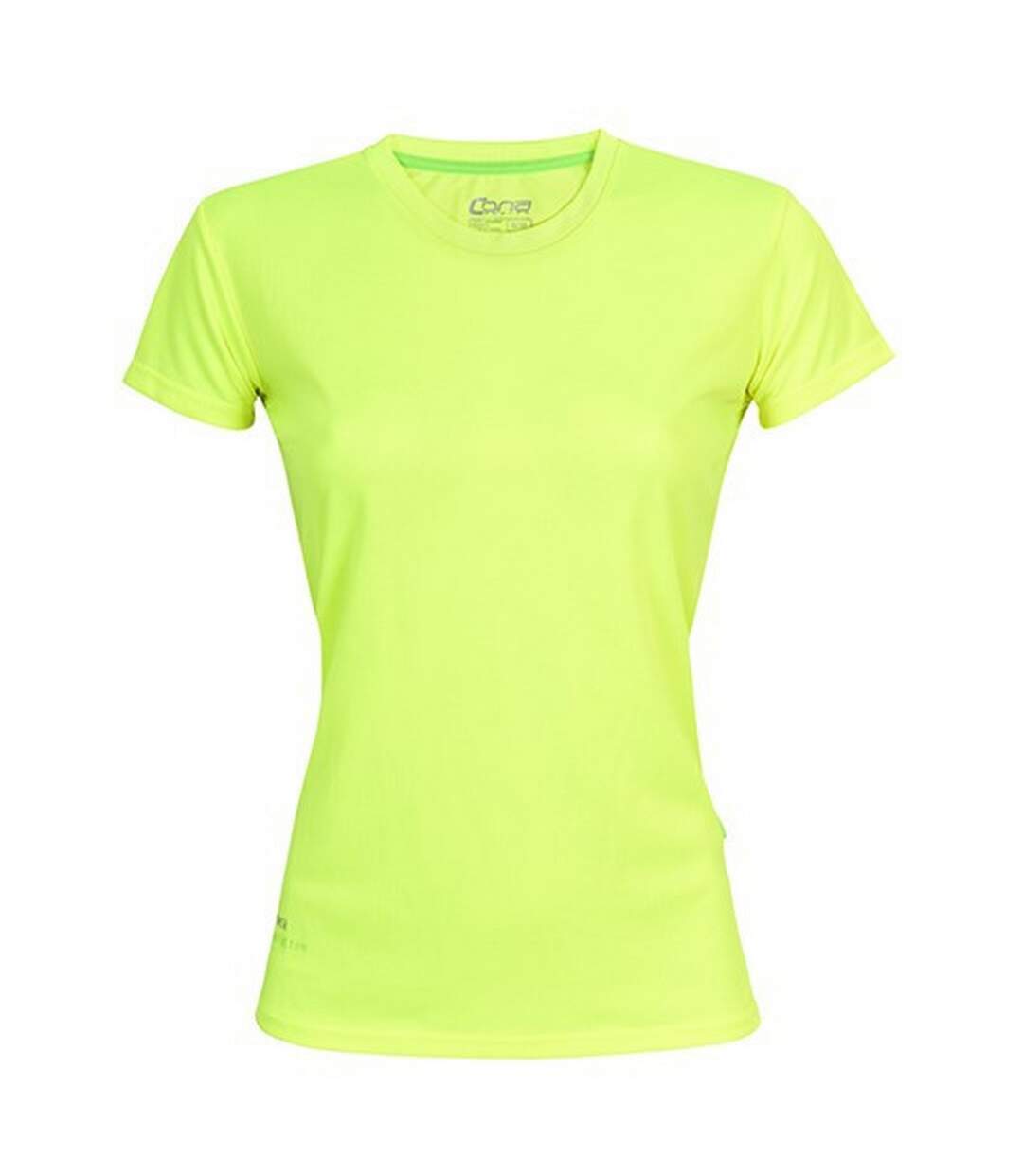 Haut Technique Evolution Femme Jaune Néon Cona Sports-1