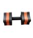 Foam Pool Dumbbell One Size Black Orange SwimTech-1