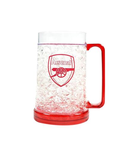 Arsenal FC Freezer Tankard (Clear/Red) (One Size) - UTBS2218