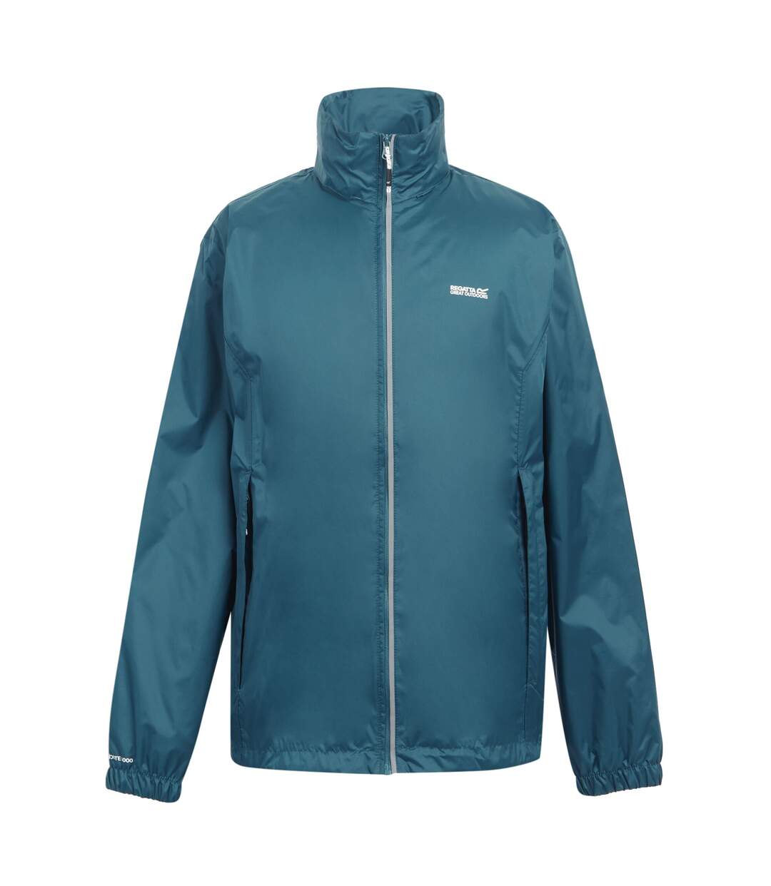 Mens lyle iv waterproof hooded jacket moroccan blue/citron lime Regatta-1
