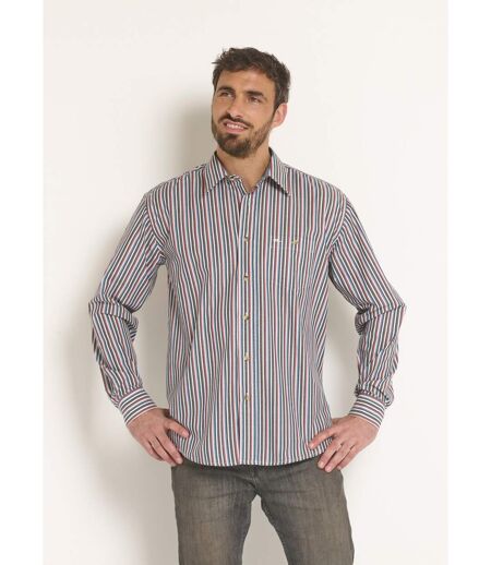 Chemise à rayures entretien facile