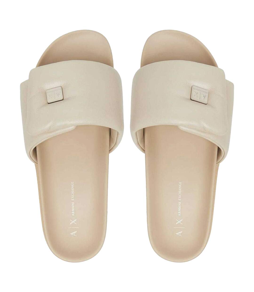 Claquettes Femme Beige Armani Exchange-3