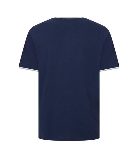 Mens Tipped Cotton T-shirt White Ralph Lauren