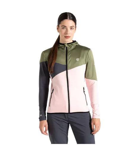 Haut De Sport Convey Femme Vert Olive Rose Cristal Dare 2B