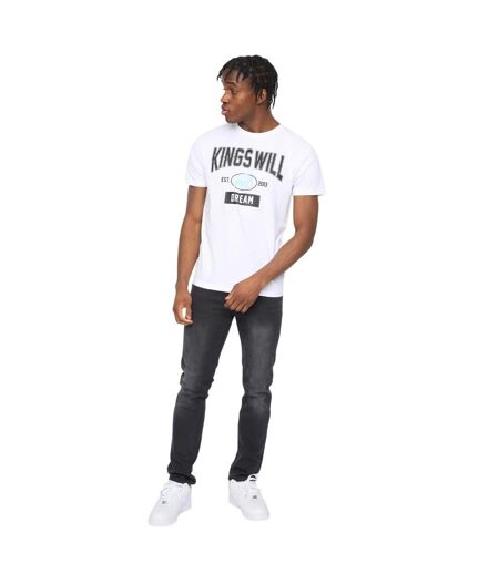 T-shirt knockout homme blanc Kings Will Dream