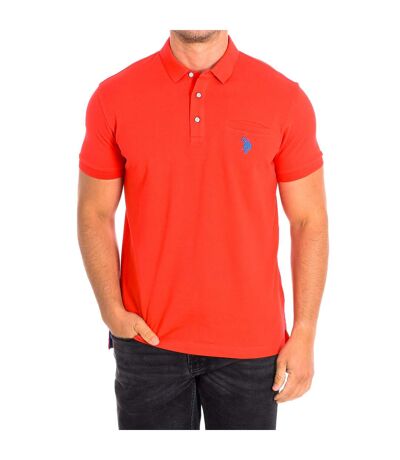 ARK Short Sleeve Polo with contrasting lapel collar 61671 man