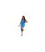 Robe Mi-longue Femme Bleu Missy Empire-1