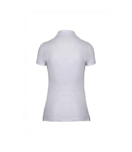 Kariban Womens/Ladies Pique Anti-Bacterial Polo Shirt (White) - UTPC6662