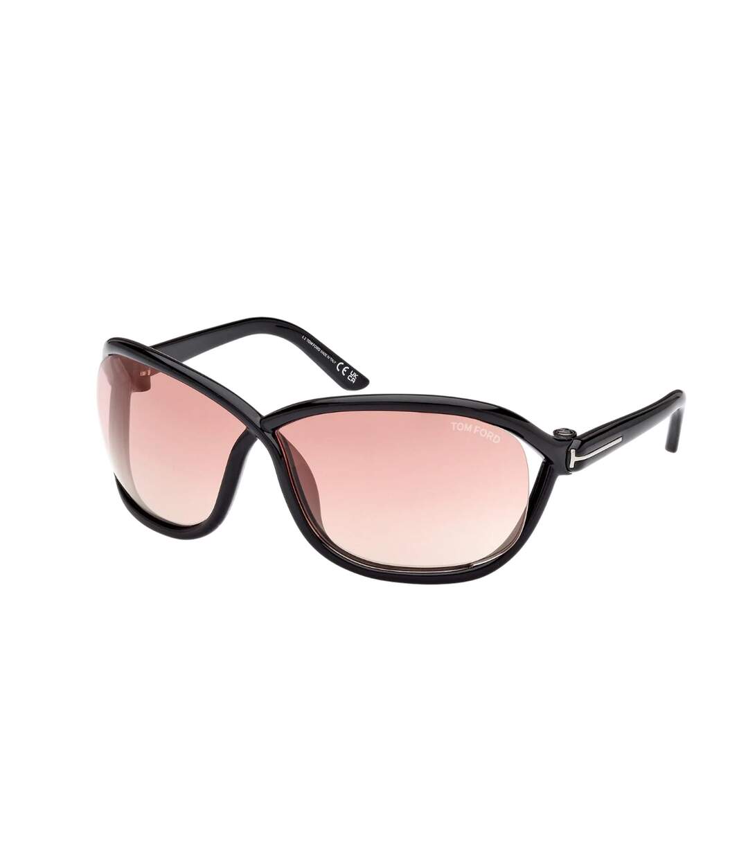 Lunettes De Soleil Motif/style Papillon Femme Taille Unique Noir Tom Ford-1