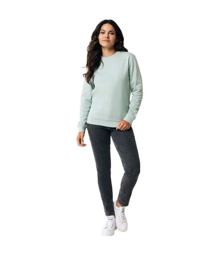 Unisex adult zion recycled cotton crew neck sweatshirt green iceberg Iqoniq