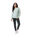 Unisex adult zion recycled cotton crew neck sweatshirt green iceberg Iqoniq-3