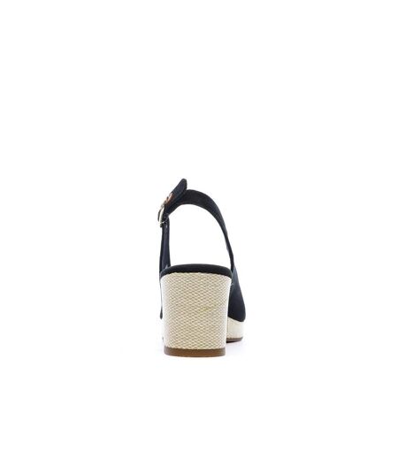 Sandales noires femme tommy hilfiger flags