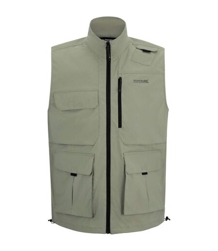 Mens Light Insect Repellent Travel Body Warmer Sage Green Regatta