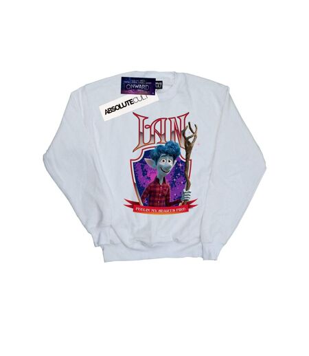 Disney Sweatshirt Onward Ian Heart's Fire - Femmes/Dames (Blanc) - UTBI32452