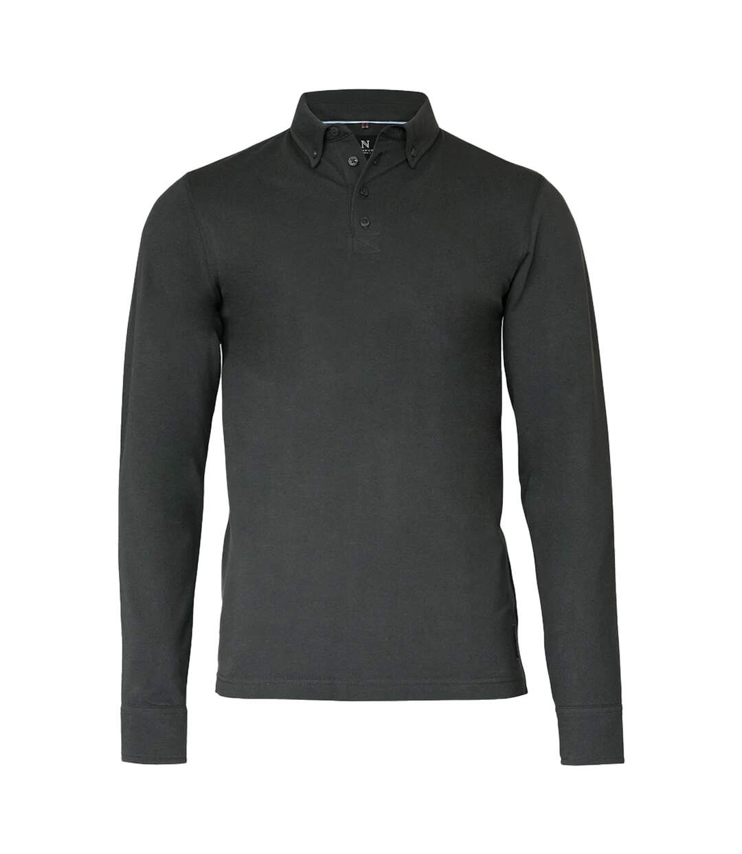 Carlington polo à manches longues homme anthracite Nimbus Nimbus