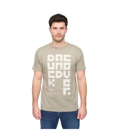 Mens squarelarge t-shirt sage Duck and Cover