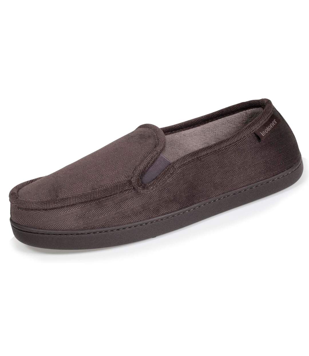 Isotoner Chaussons Mocassins homme soutien voûte plantaire-1