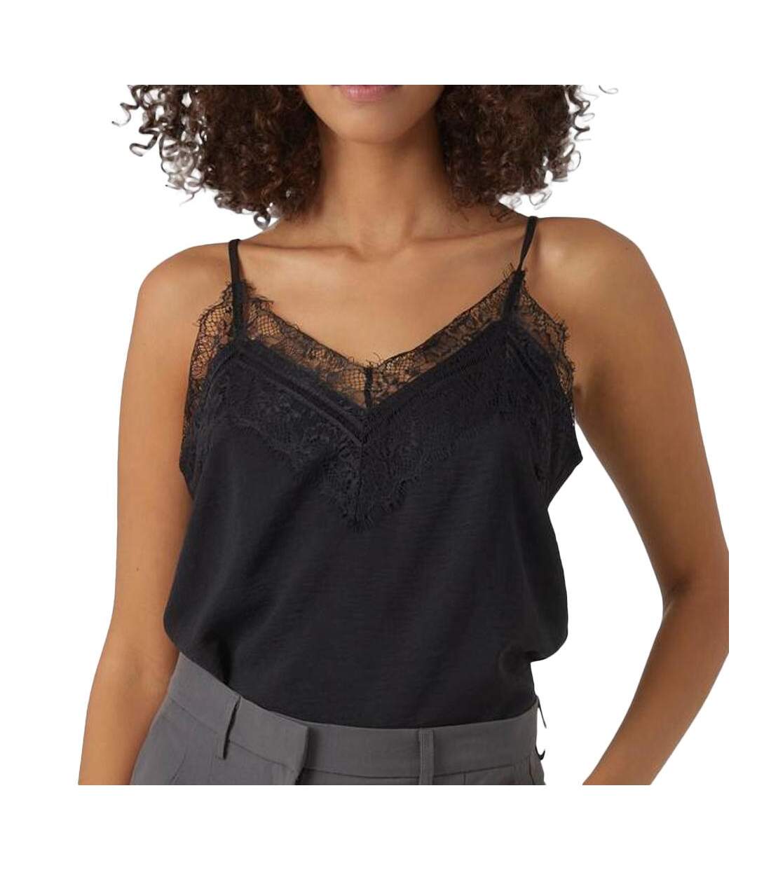 Top Noir Femme Vero Moda Malva - M