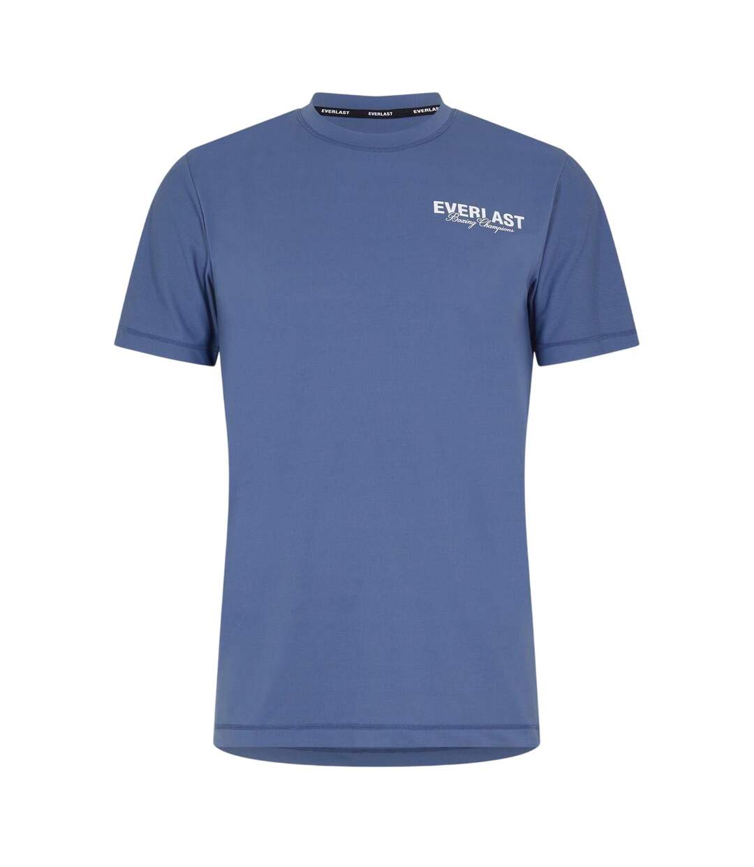 Mens Logo Crew Neck Workout T-shirt Blue Everlast-1
