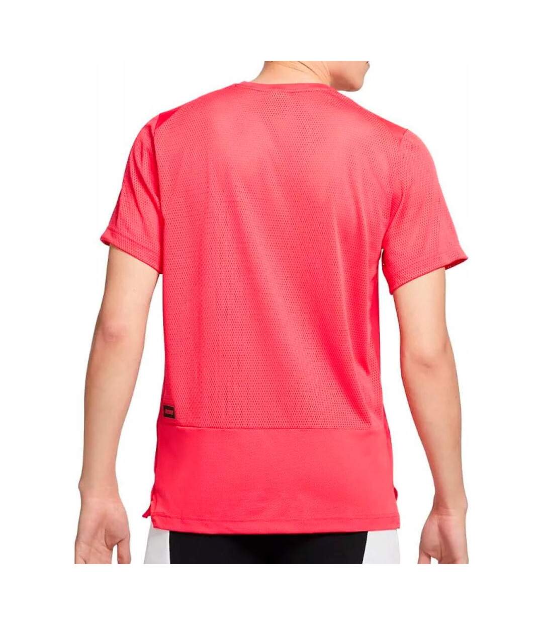 T-Shirt De Running Rouge Homme Nike Top SS SC - S-2