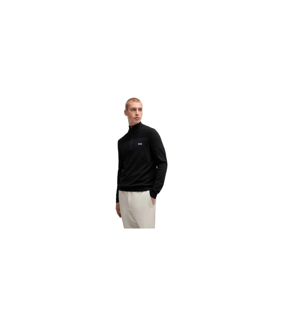Pull Homme Noir Boss-1