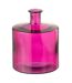 Vase Bouteille en Verre Ricot 26cm Rose-1