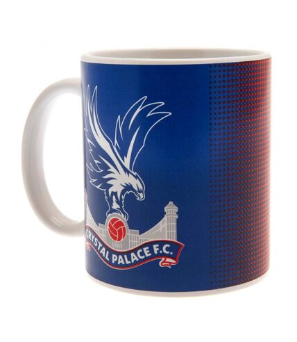 Crystal Palace FC Half Tone Mug (Red/Blue) (One Size) - UTTA10606