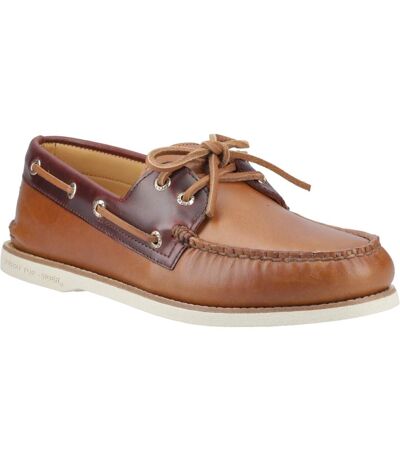 Chaussures bateau authentic gold cup homme brun clair / marron Sperry