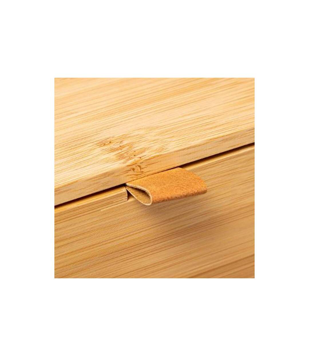 Boîte Déco 3 Tiroirs Bambou 21cm Naturel-3