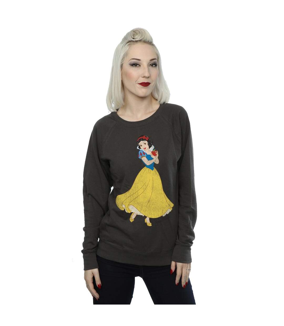 Disney Princess - Sweat CLASSIC SNOW WHITE - Femme (Graphite clair) - UTBI10131-2