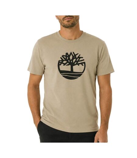 T-Shirt beige homme timberland sleeve 1