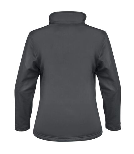 Result Core Womens/Ladies Soft Shell Jacket (Black) - UTPC6743
