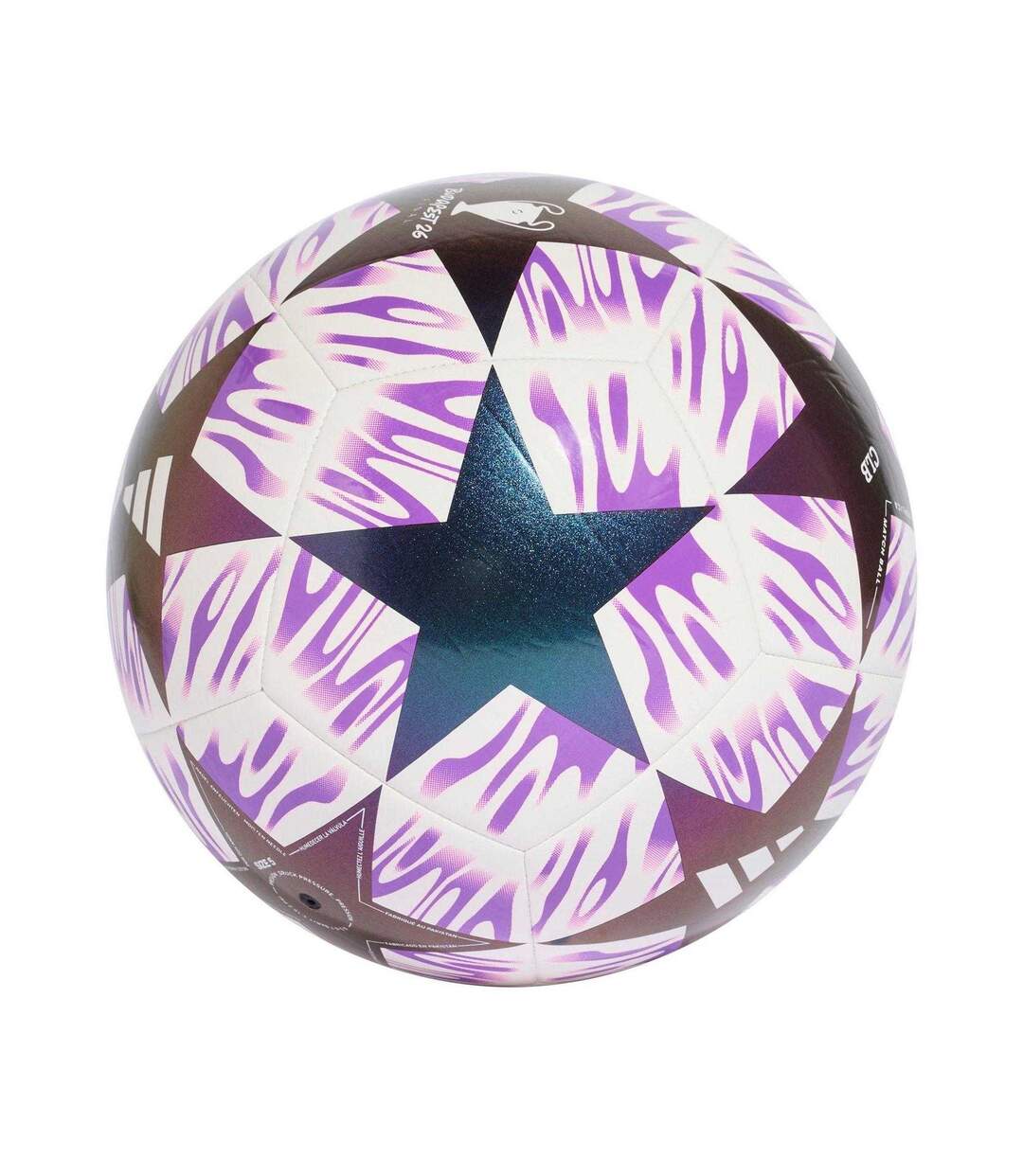 Ballon De Foot Glider Taille 3 Blanc Violet Adidas-2