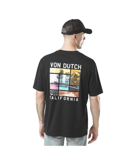 T-shirt homme col rond relax fit avec print dans le dos Photos Vondutch