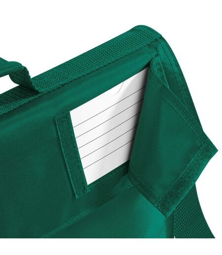 Lot de 2  Sacoche porte documents taille unique vert bouteille Quadra